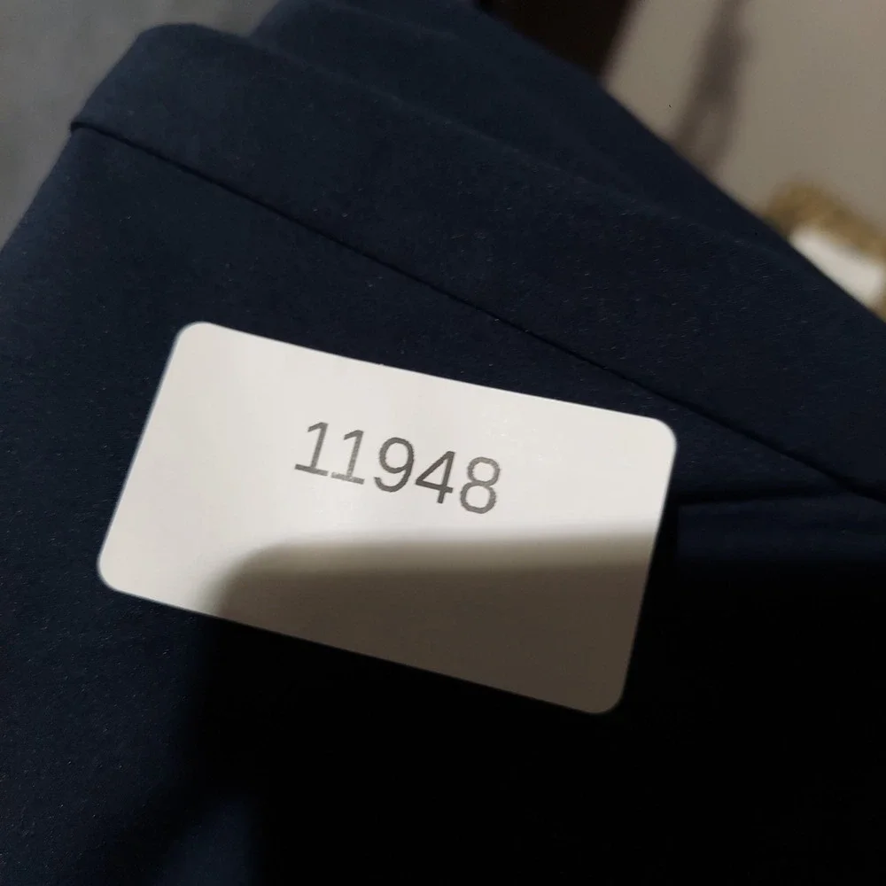 J.Crew Tech Pant Men 31x32 Navy Blue Straight Fit Flex Stretch Chino 11948